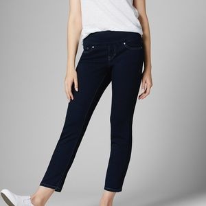 Jag Jeans - Amelia Slim Ankle Pull-On Jeans - Sz 0 - Dark Wash Stretch Denim NWT